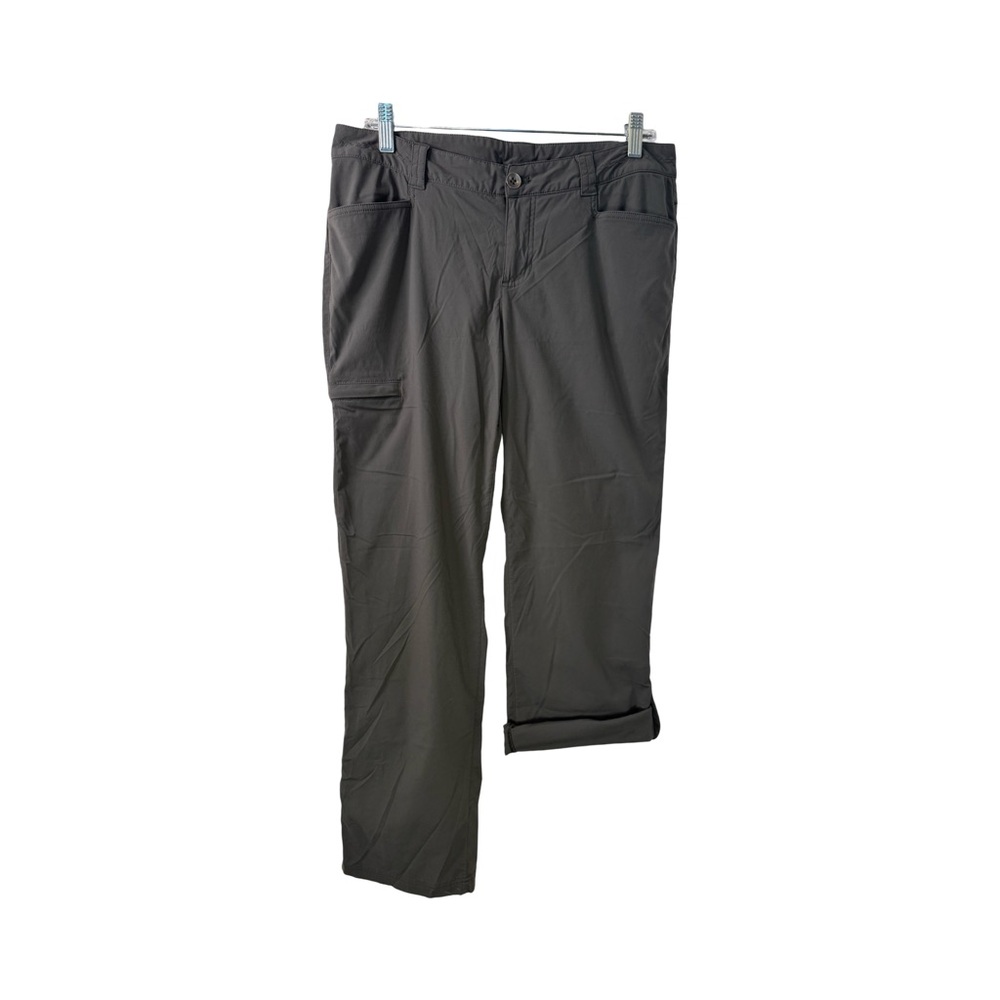 Womens Eddie Bauer Adjustable Hem Hiking Pants Size 8 Gray outdoor gorpcore